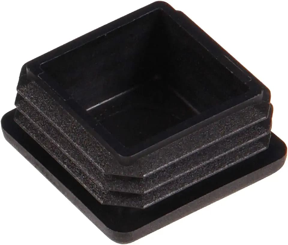 Hillman 59006 Square Furniture Tip, 1-1/4-Inch, 6-Pack,Black