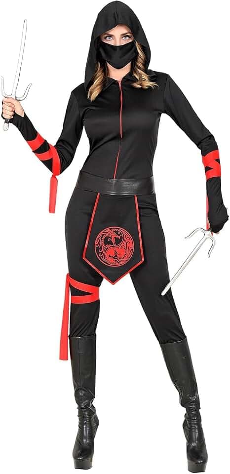 W WIDMANN MILANO Party Fashion - Ninja Kostüm Damen