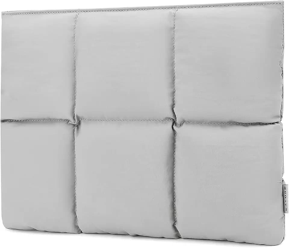 Kayond Puffy Laptop Sleeve 13 Inch 14 Inch, Quilted Puffer Laptop Carrying Case, Pillow Case Compatible with MacBook Air M4 2025 M3 M2 M1, MacBook Pro M4 Pro/Max