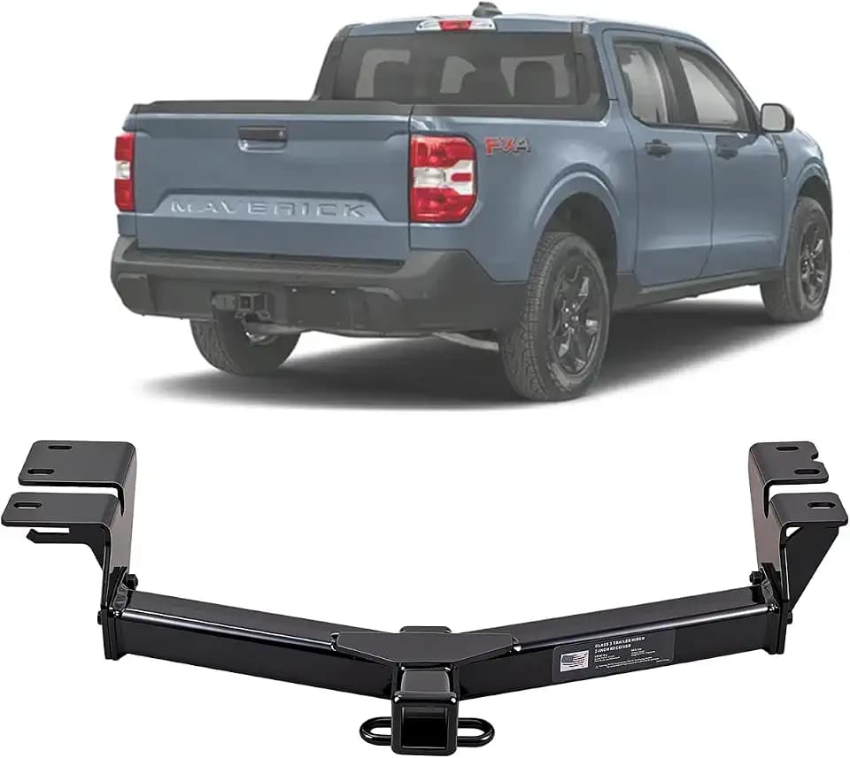 Class 3 Trailer Hitch, 2" Receiver, for 2022-2026 Ford Maverick (Excluding Factory Receiver)