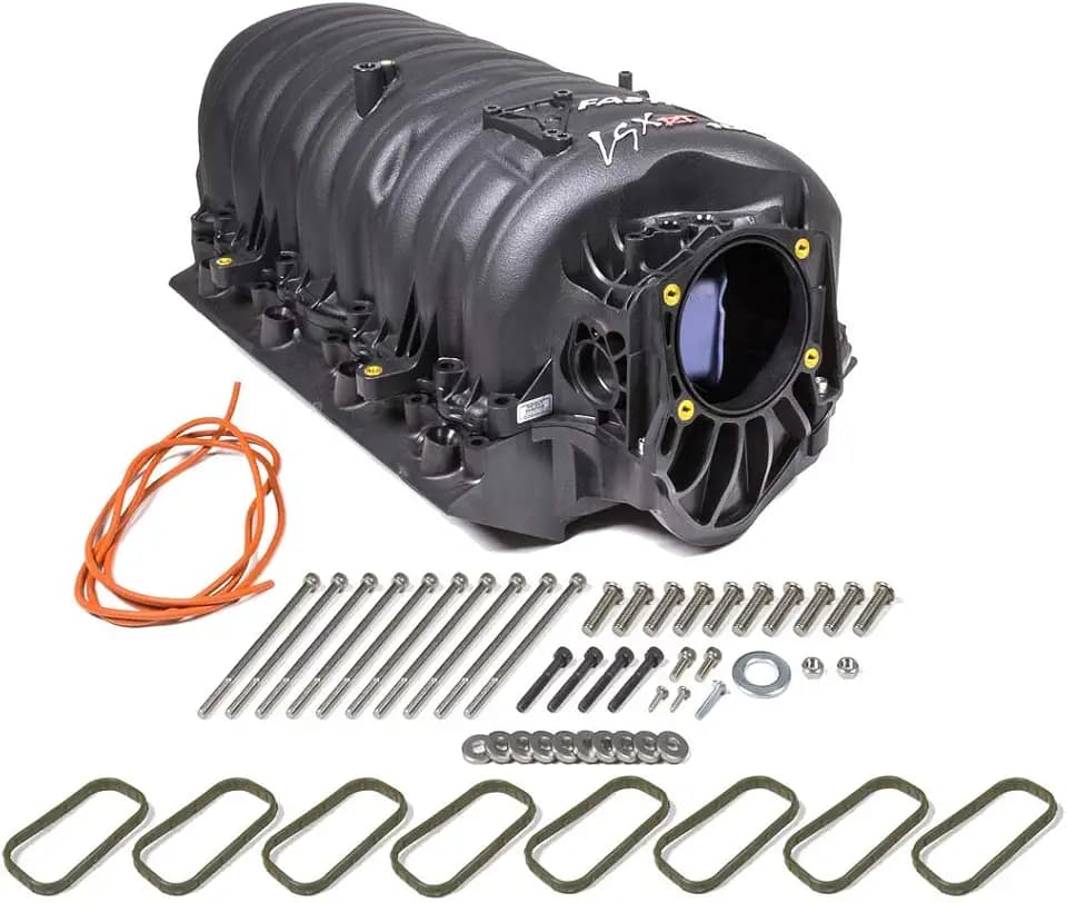 Intake Manifold, LSXRT, 102 mm Throttle Body Flange, Rectangle Port, Multi Port, Plastic, Black, GM LS-Series, Each