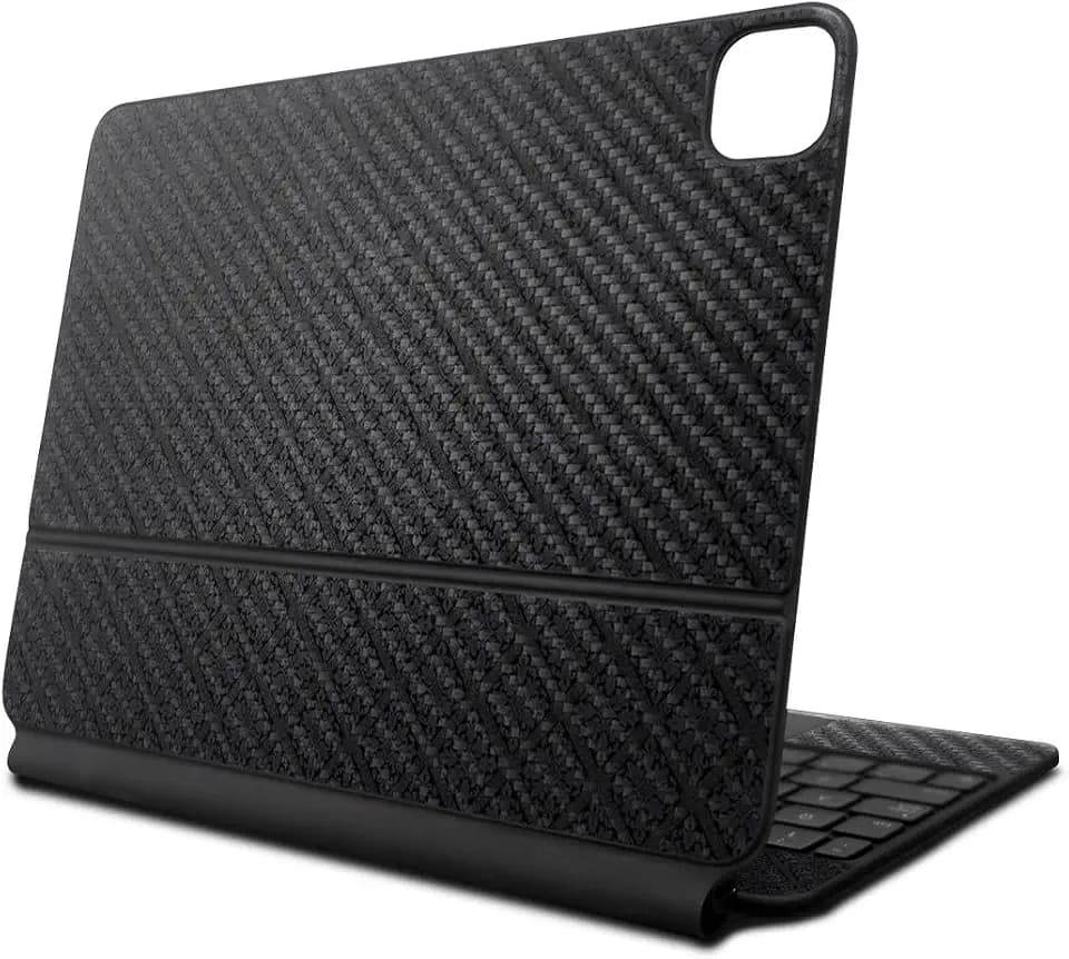 Carbon Fiber Skin Compatible with Apple Magic Keyboard for iPad Air 11-inch (M2) 2024 - Glamorous - Premium 3M Vinyl Protective Wrap Decal Cover - Easy to Apply | Crafted in The USA by MightySkins