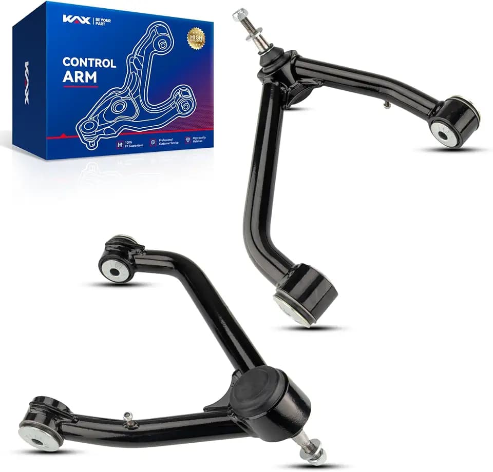KAX 2-4"Lift Upper Front Control Arms Replacement for Silverado Sierra 2WD 4WD 2007-2016 Replacement for 2-4''Black Suspenion Lift -2Pcs
