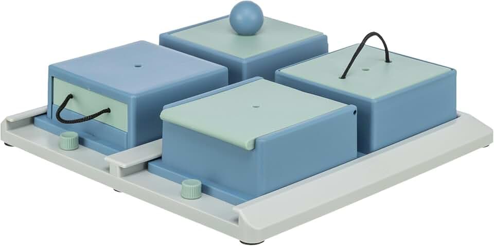TRIXIE Hundespielzeug Strategiespiel Poker Box 1 – 31 x 31 cm