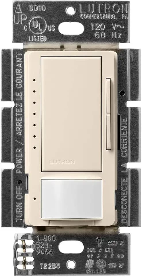 Lutron Motion Sensor and LED Dimmer Switch, Single Pole/3-Way
