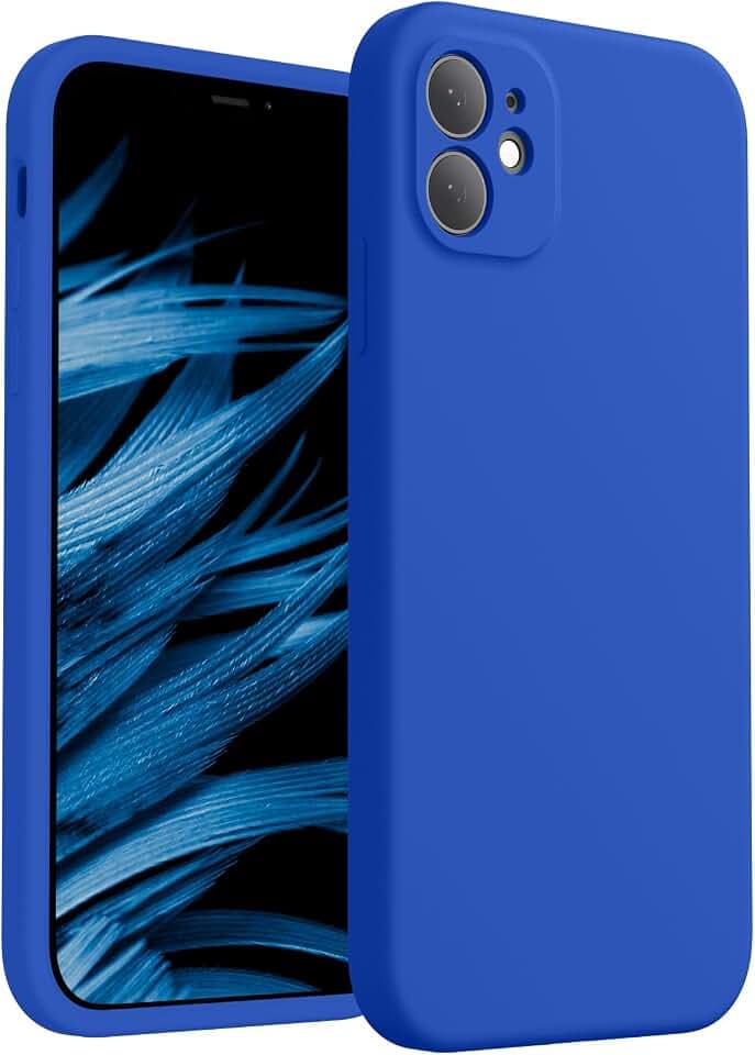 FireNova Magnetic for iPhone 12 Case, Silicone, 6.1", Klein Blue