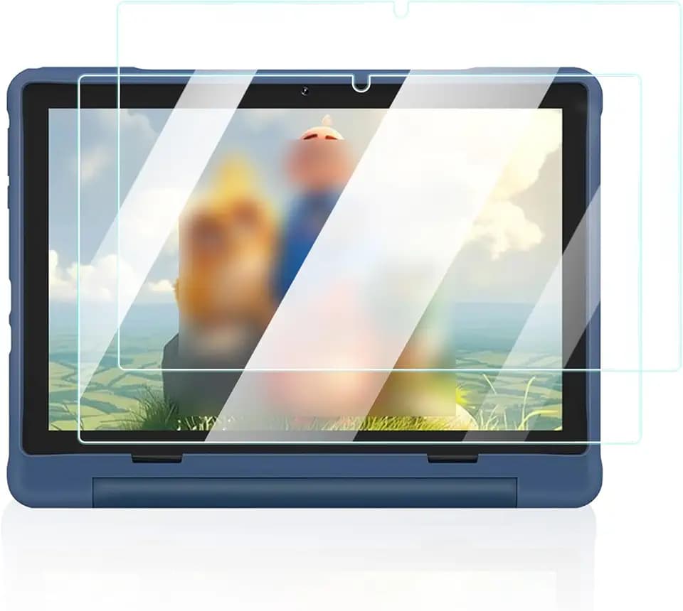 Screen Protector for UEMXDOX K106A Android 15 10 Inch Tablet, Anti-Scratch 9H Hardness Touch Sensitive 2.5D Rounded Edges Bubble Free Easy to Install,2 Pack.
