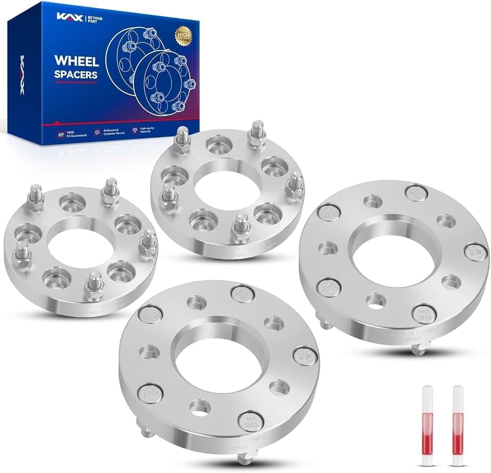 KAX 5x4.5 to 5x5.5 Wheel Adapter Lug-Centric Wheel Adapters 1" for Explorer