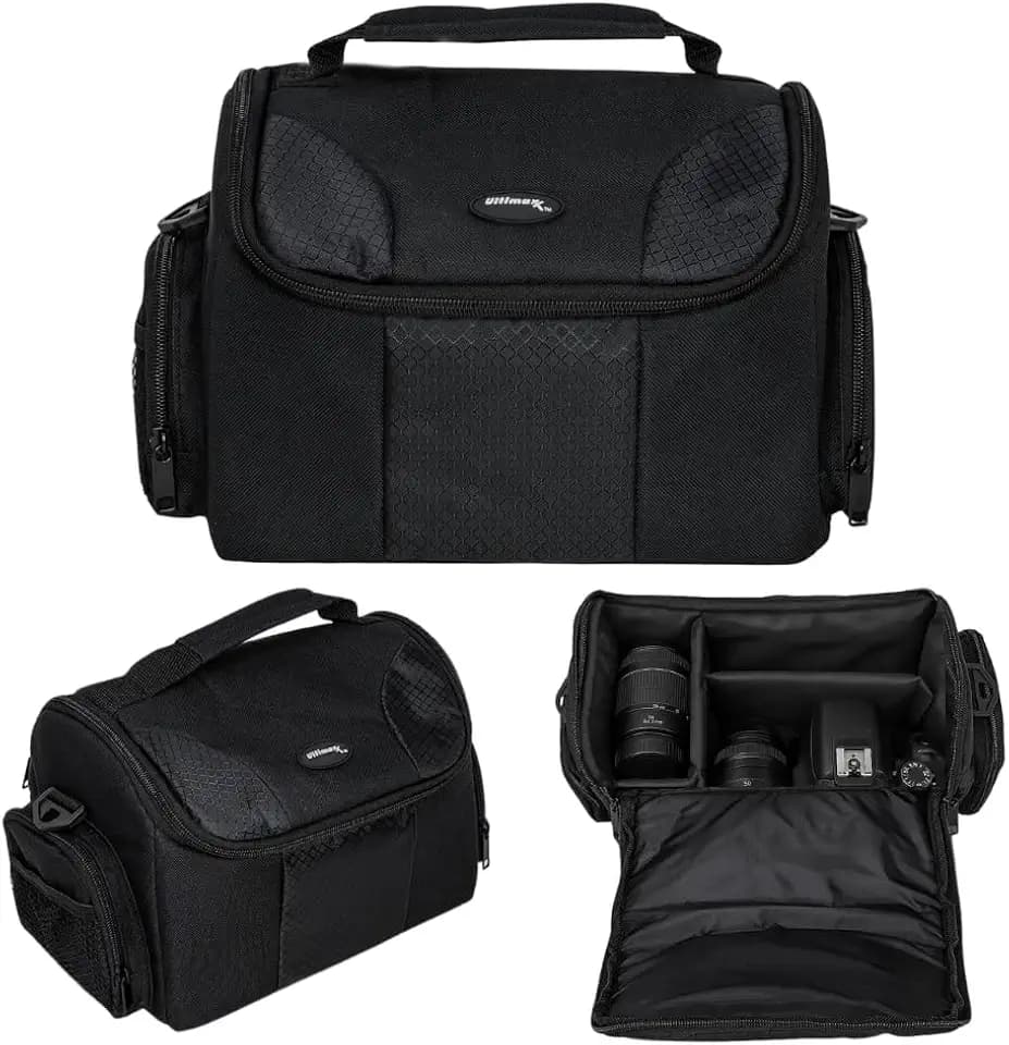 Ultimaxx Large Carrying Case/Gadget Bag for Sony,Nikon, Canon, Olympus, Pentax, Panasonic, Samsung & Many More SLR Cameras & Camcorders