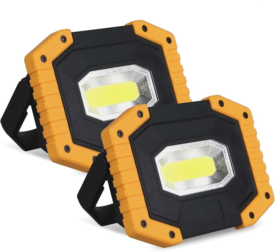 T-SUN 30W LED Akku Strahler Baustrahler Wiederaufladbar Arbeitslampe 2000LM