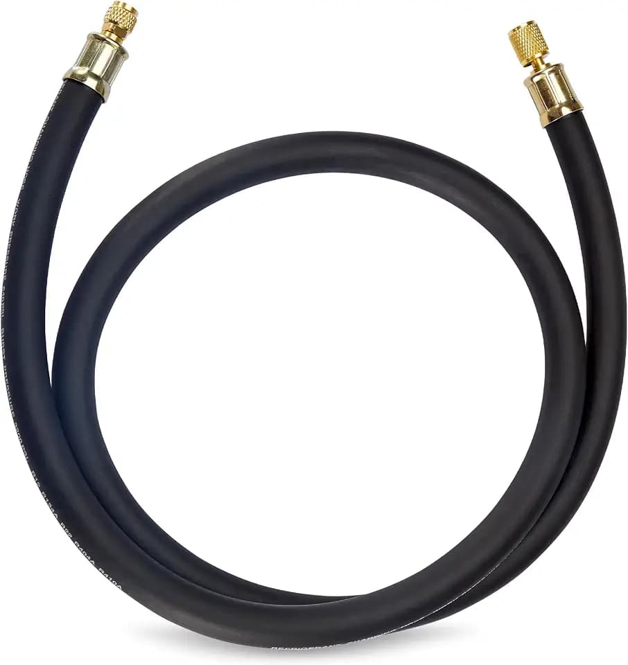 6Ft Upgraded HVAC Vacuum Hose, 1/2"Dia 3/8" to 1/4" High Flow Line
