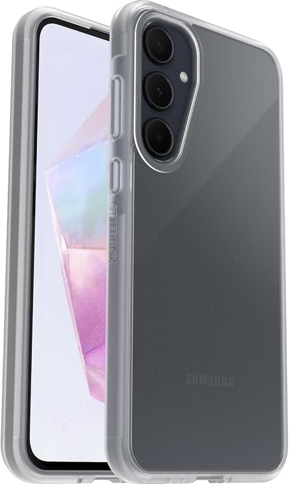 OtterBox Samsung Galaxy A35 Prefix Series Case - CLEAR, ultra-thin, pocket-friendly, raised edges protect camera & screen, wireless charging compatible (Single Unit Ships in Polybag)