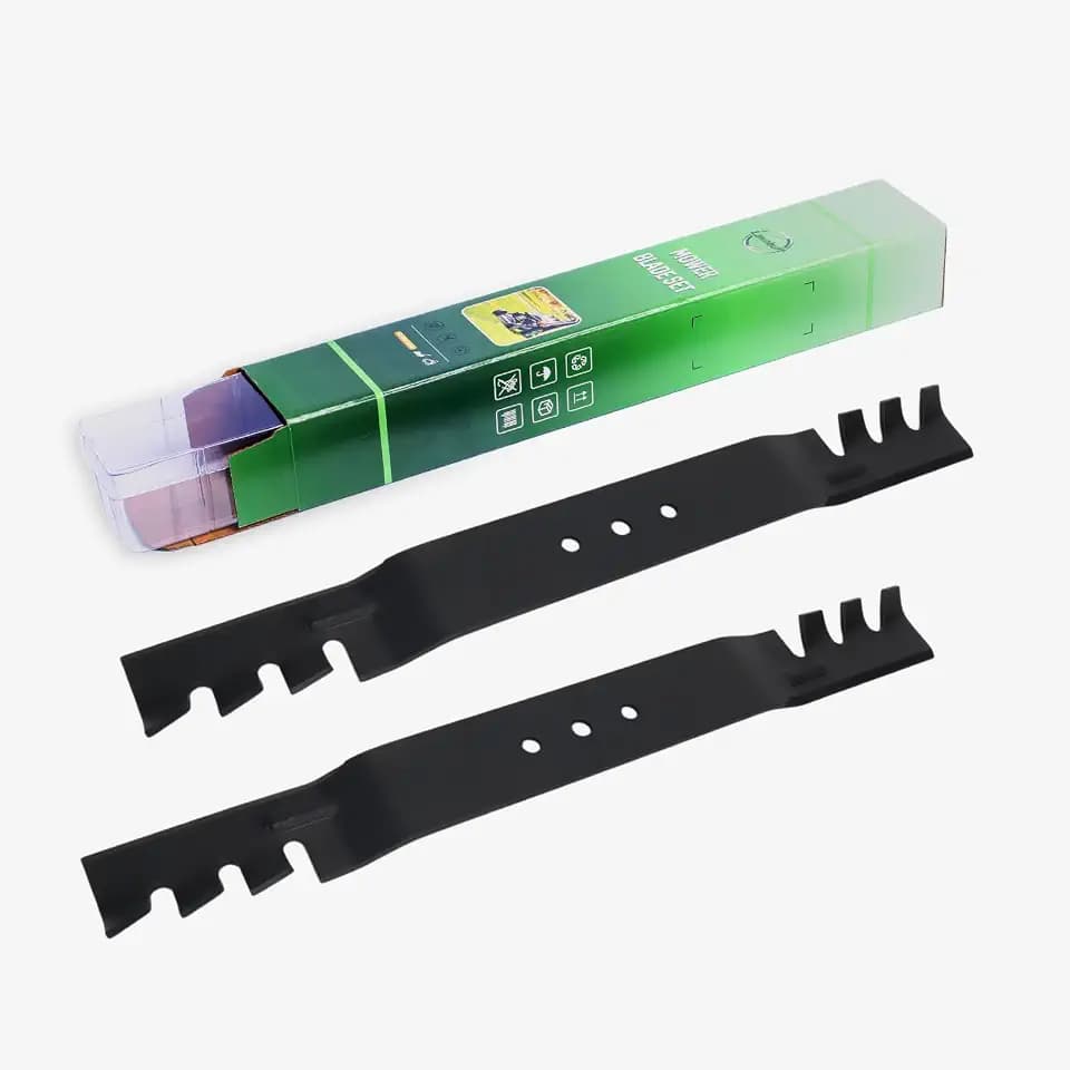 21 Inch Mulching Mower Blades, Replaces 89914P, 133-8182-03, 109-0854, 108-0954-03, Compatible with to ro Super Rec ycler, Ex Mark, Law nBoy 21 Inch Mower (2PCS)