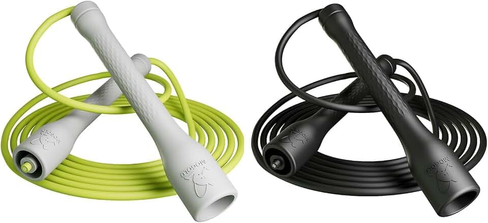 10,000-Drop Unbreakable Jump Rope, 5mm PVC Adjustable Speed Rope with Ergonomic PP Handles for Boxing, HIIT & Home Gym