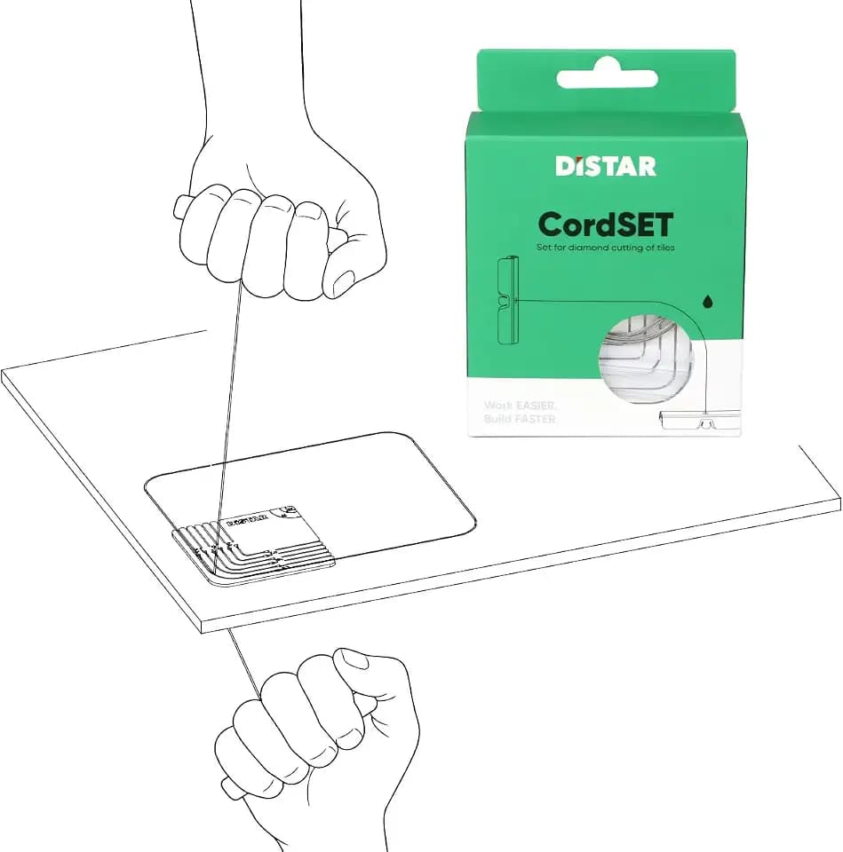 Distar CordSET Diamantdraht-Set zum Schneiden von Fliesen
