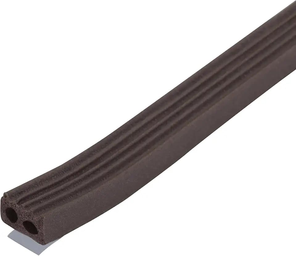 MD Building Premium Rubber Window Seal, Large Gaps, Brown, 10ft