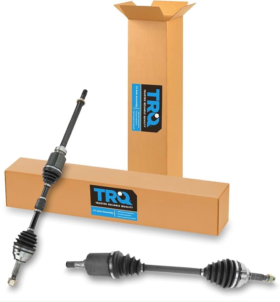 TRQ Front Driver and Passenger Side CV Axle Assembly Set 2 Piece