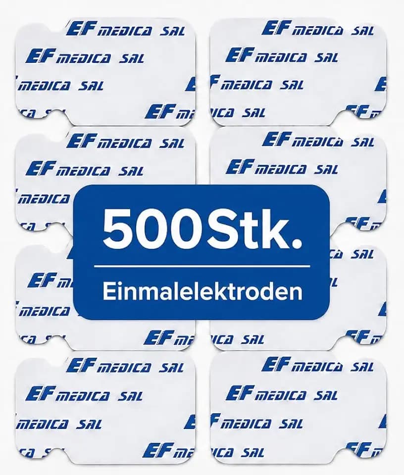 500 Stück EKG-Elektroden & BIA-Elektroden – Einmal-Klebeelektroden – EF Medica RT-24/RT-38