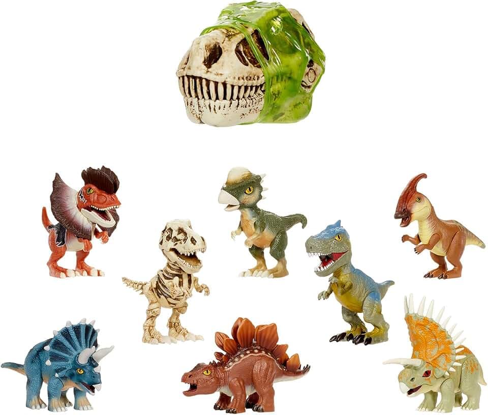 MGA Entertainment Gross-a-Saurus GrossMos Dino Sortiment Serie 1 - Interaktives Dinosaurier-Spielzeug für Jungen und Mädchen, für Sammler und Kinder ab 6 Jahren, Rot
