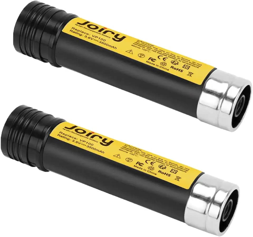 2X Joiry 3.6V 3500mAh NI-MH Ersatz für Black & Decker Versapak VP100 VP130 VP100C VP105 VP105C VP110 VP110C VP143