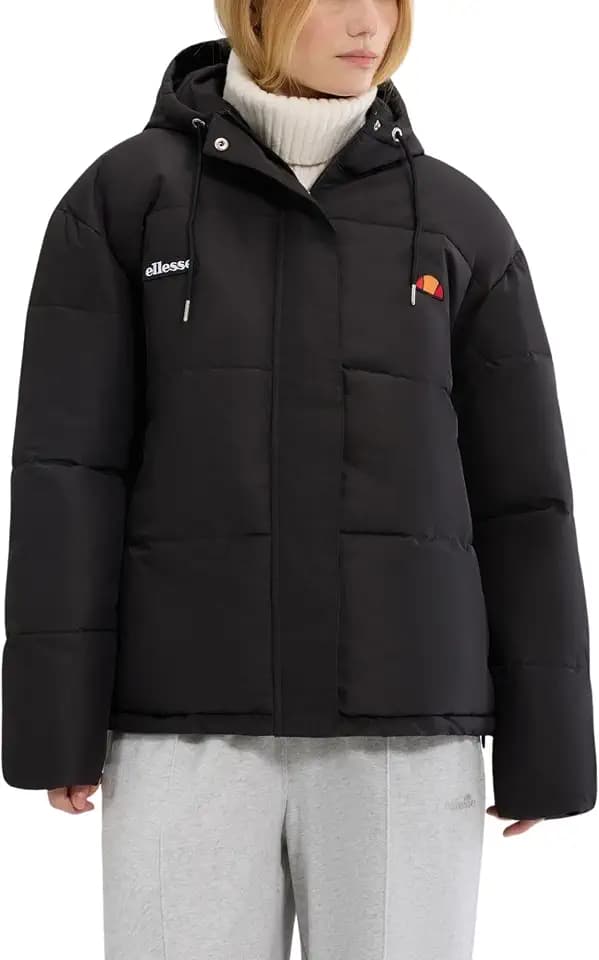 Ellesse Damen Pejo Regenjacke mit Kapuze, Übergangsjacke, Wasserdicht