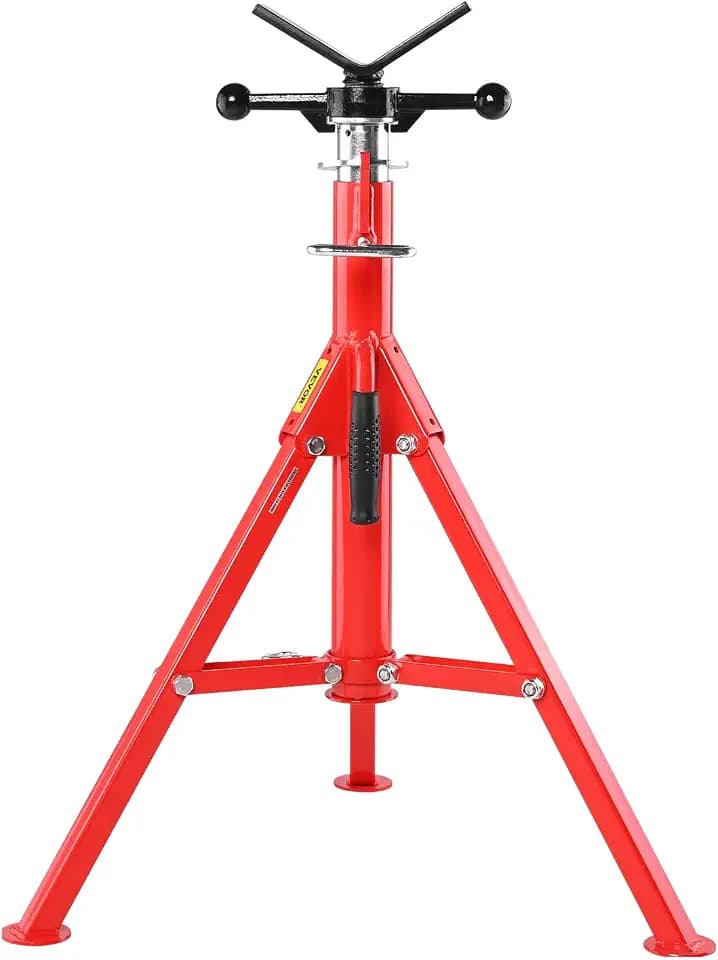 VEVOR Heavy-Duty V-Head Pipe Stand for 1/8"-12" Pipes Supporting
