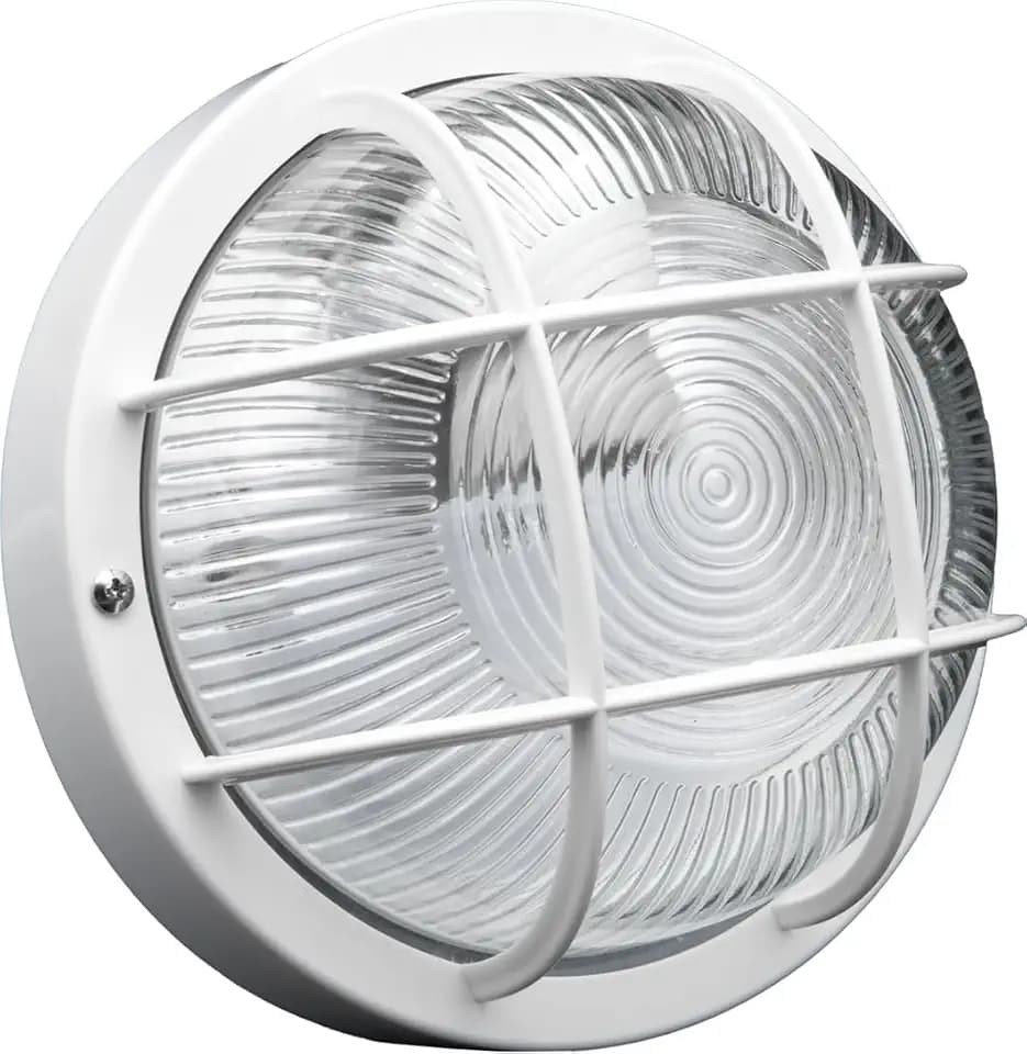 Brennenstuhl Rundleuchte Color/Lampe für Außen - und Innenbereich (spritzwassergeschützte Leuchte zur Decken- und Wandmontage, IP44) weiß