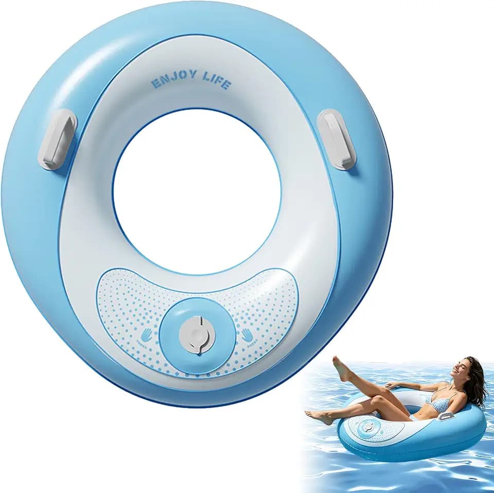 SilverChry Durchmesser 90 cm Aufblasbarer Schwimmring, Schwimming Ring Erwachsene, Luftmatratze Schwimmreifen Aufblasbar, Schwimmring Röhre für Sommerpool Party, Geeignet für Erwachsene