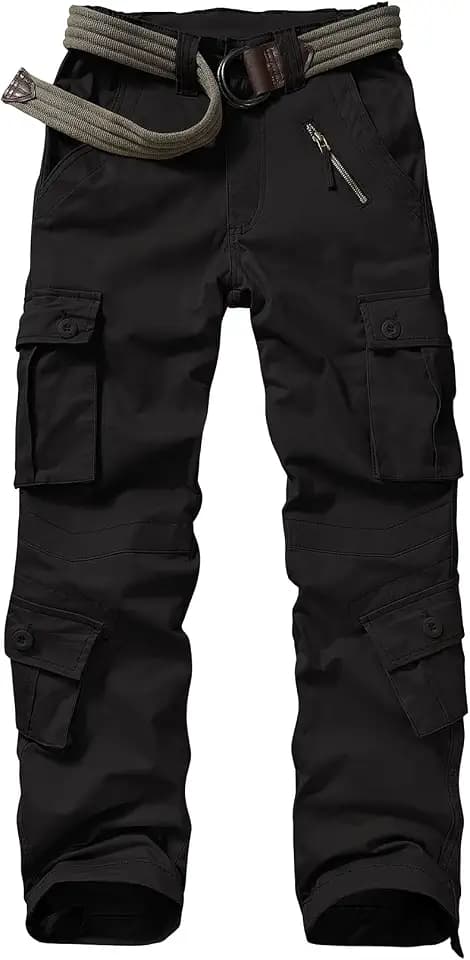 Women's Cargo Pants Cotton Casual Military Army Work Pants with 8 Pocket