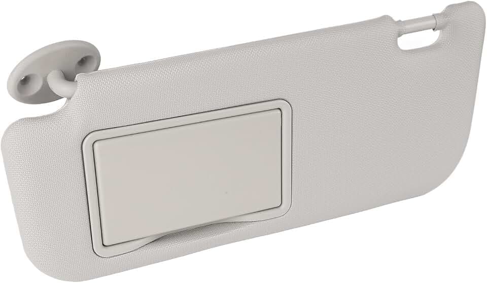 Sonnenblende für die Linke Fahrerseite, Augenschutz, Auto-Visier, Grau, Langlebig, Visiere mit Hoher Härte, Robust, Einfaches Make-up für mit Kosmetikspiegel-Ersatz, Levin 14