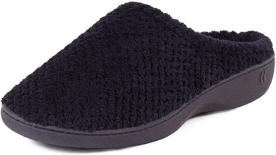 Isotoner Damen Popcorn Terry Mule SlippersPantoffeln