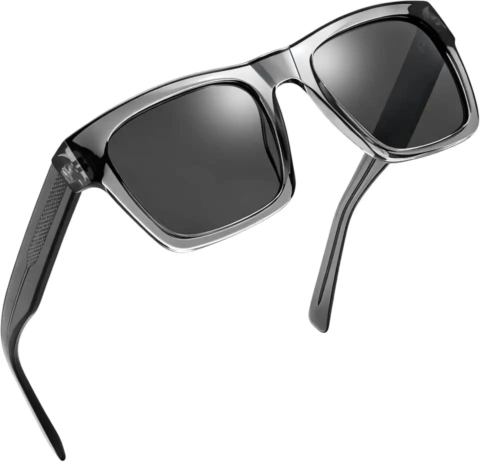 Joopin Big Polarized Square Sunglasses for Men Women UV400 Protection