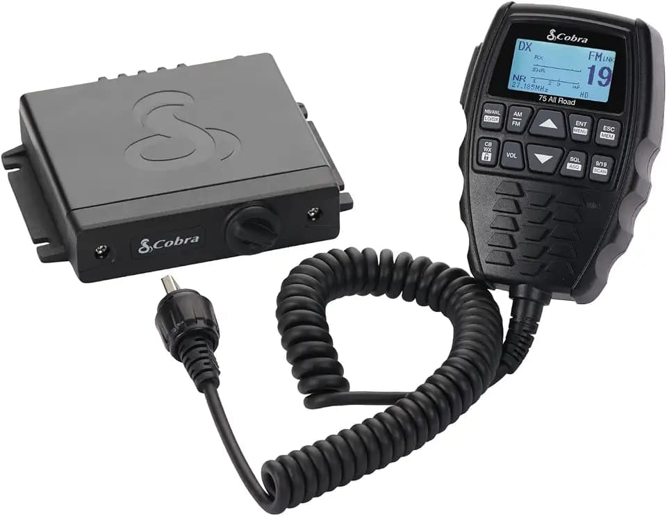 Cobra 75 All Road Wireless CB Radio, Dual-Mode AM/FM, Full 40 Channels