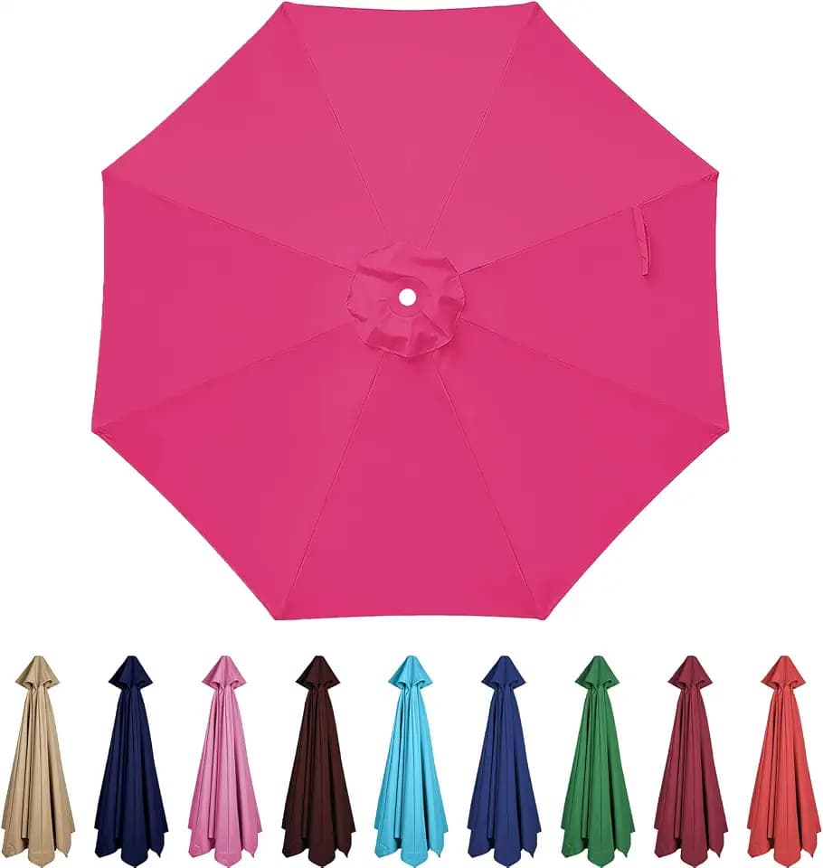 Patio Umbrella 9 ft Replacement Canopy for 8 Ribs-Canopy Only