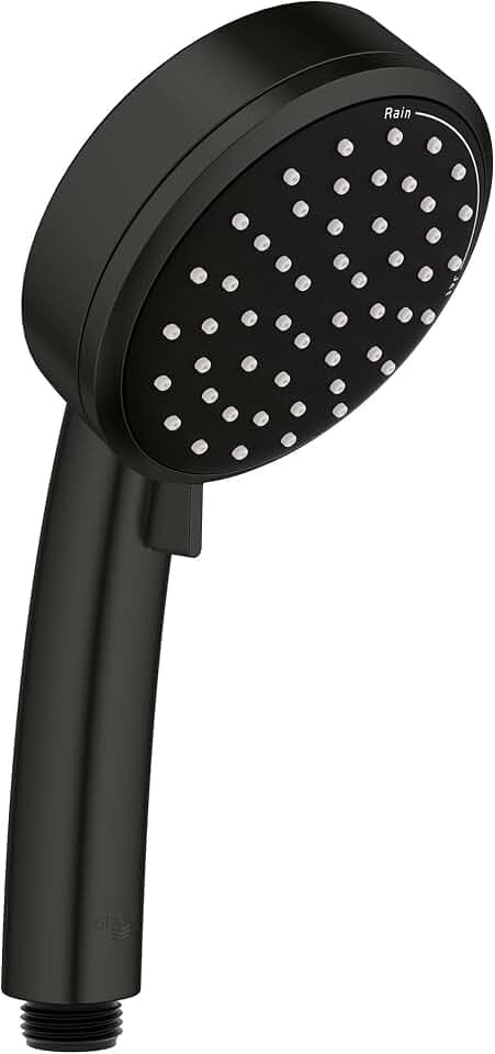GROHE 275712432 Tempesta Cosmopolitan 100 Handshower 1.5 GPM, 2 Sprays,Matte Black