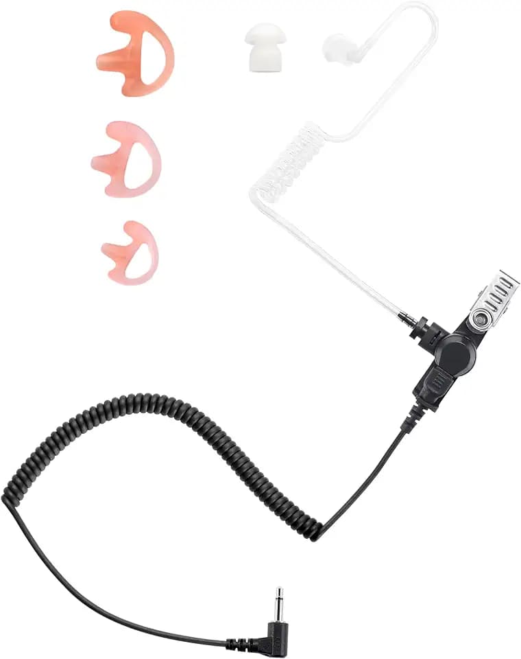 commountain 3.5mm Listen Only Earpiece for Speaker Mic