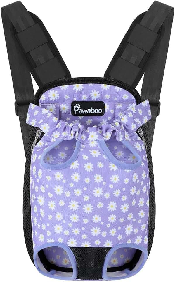 Pawaboo Pet Front Carrier Backpack for Small Medium Dogs