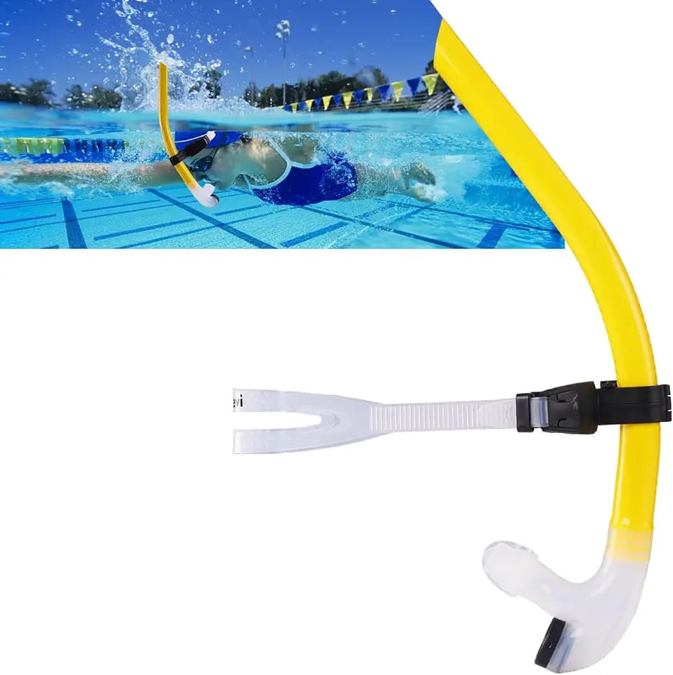 Swim Snorkel for Lap Swimming,Adult/Youth Training Swimming Snorkel