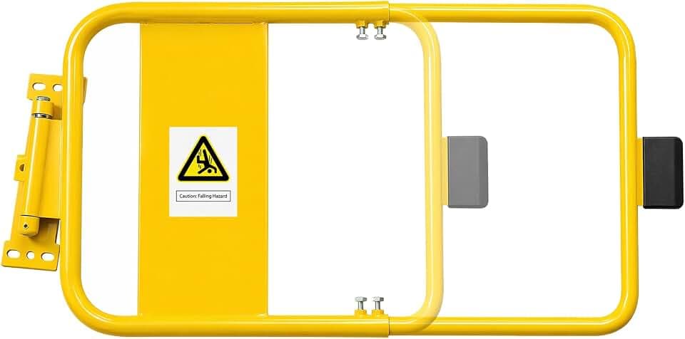 Self-Closing Gates,Safety Gates,22" to 40"W,High-Visibility Yellow Design