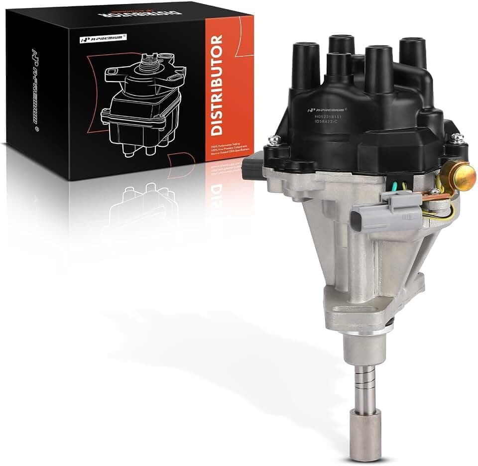A-Premium Ignition Distributor with Cap and Rotor, 2.4L L4, 8 Blade