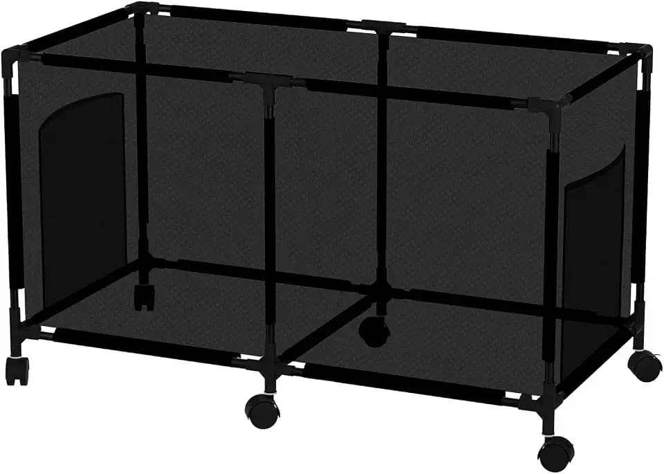 270gal pool float storage, rollers, metal , Poolside Storage Organizer