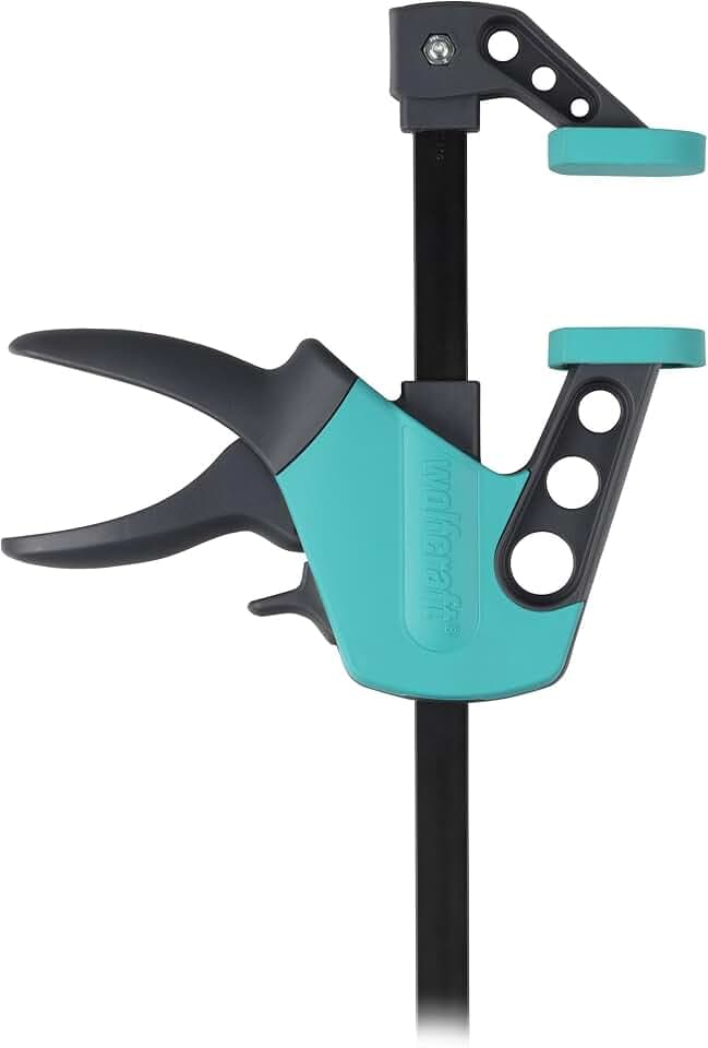 wolfcraft Einhandzwinge Easy - Spannkraft 90 kg - 150 mm Spannweite