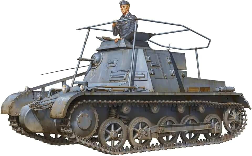 Takom TAK1017 1017 Kleiner Panzerbefehlswagen 1 3in1 Sd.Kfz.265 Maßstab 1:16 - inklusive Figur - Modellbau