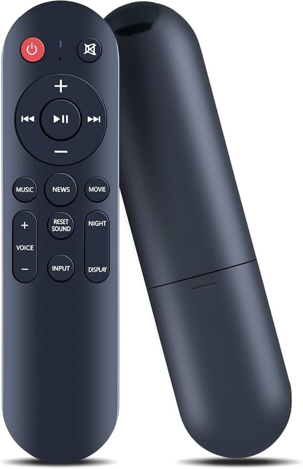 PZL New Replacement Remote Control ONLY for Wohome Sound Bar S100 2.1 CH Small TV Soundbar Speakers