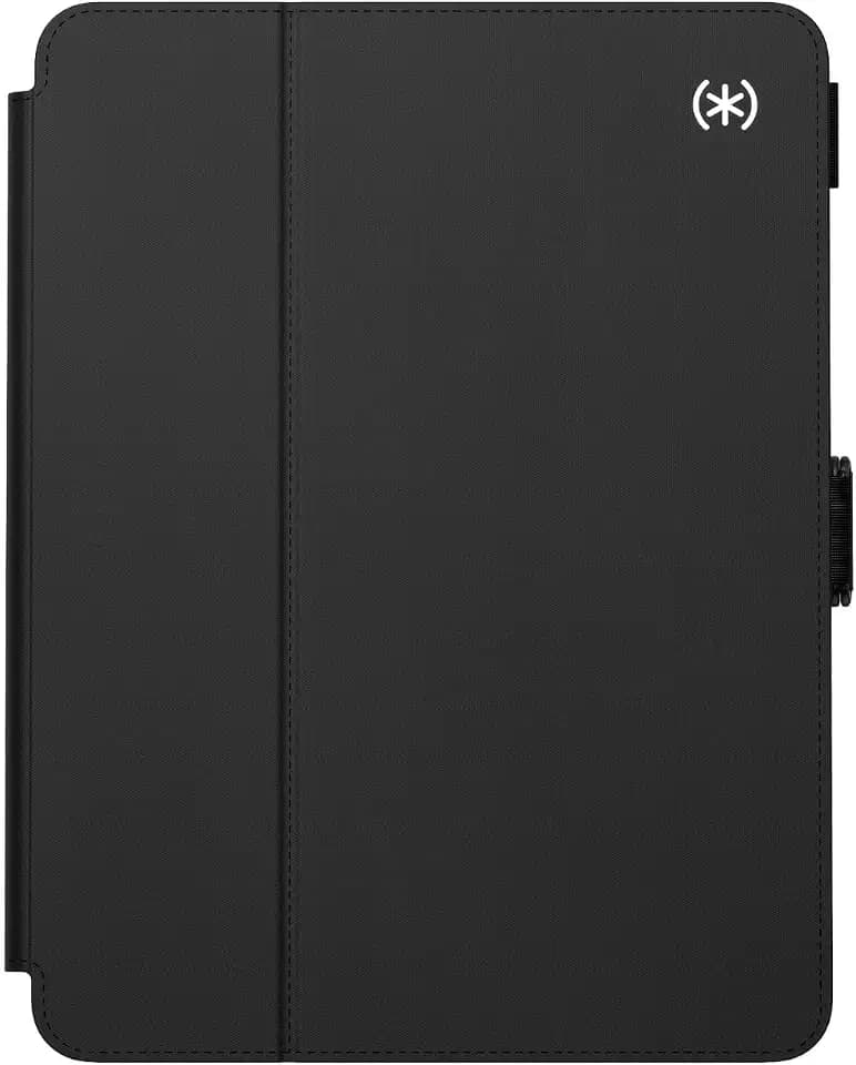 Speck Case for iPad Pro 4th Generation 11 Inch - Drop & Camera Protection, Slim Multi Range Stand, Apple Pencil Holder - Black/Black/White