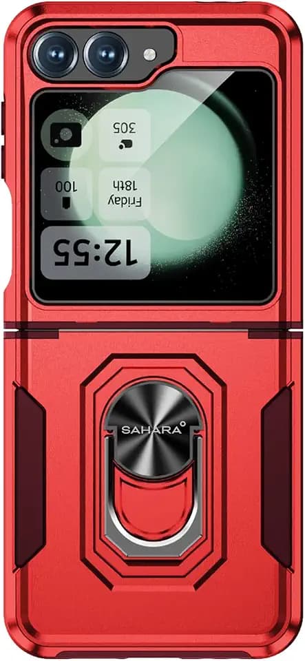 Sahara - Raider Series Heavy-Duty Case for Galaxy Z Flip6, Viper Red, (CP00590)