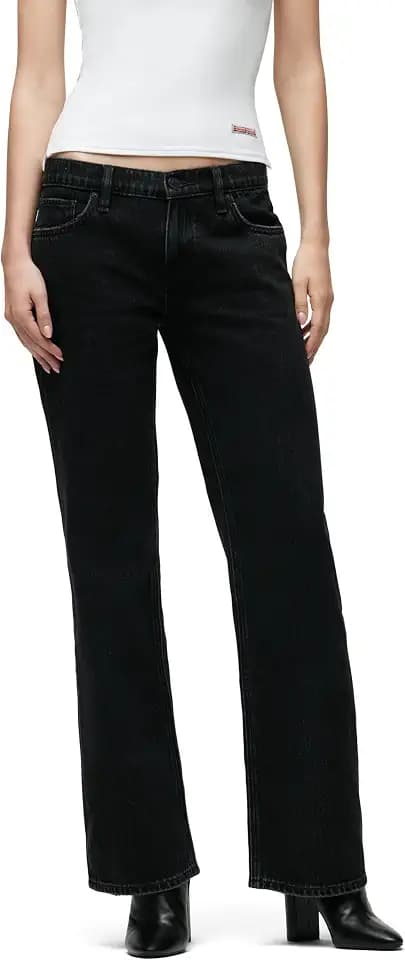 Hudson Women's Kelli Low Rise Loose Fit Straight Leg Jean