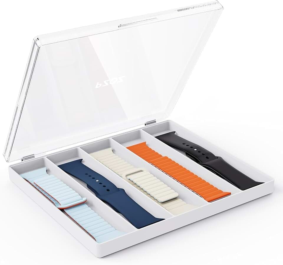 PZOZ Uhrenarmband-Etui, Zubehör für Apple Watch, Smartwatch-Aufbewahrung, Smartwatch-Bänder, Organizer-Box