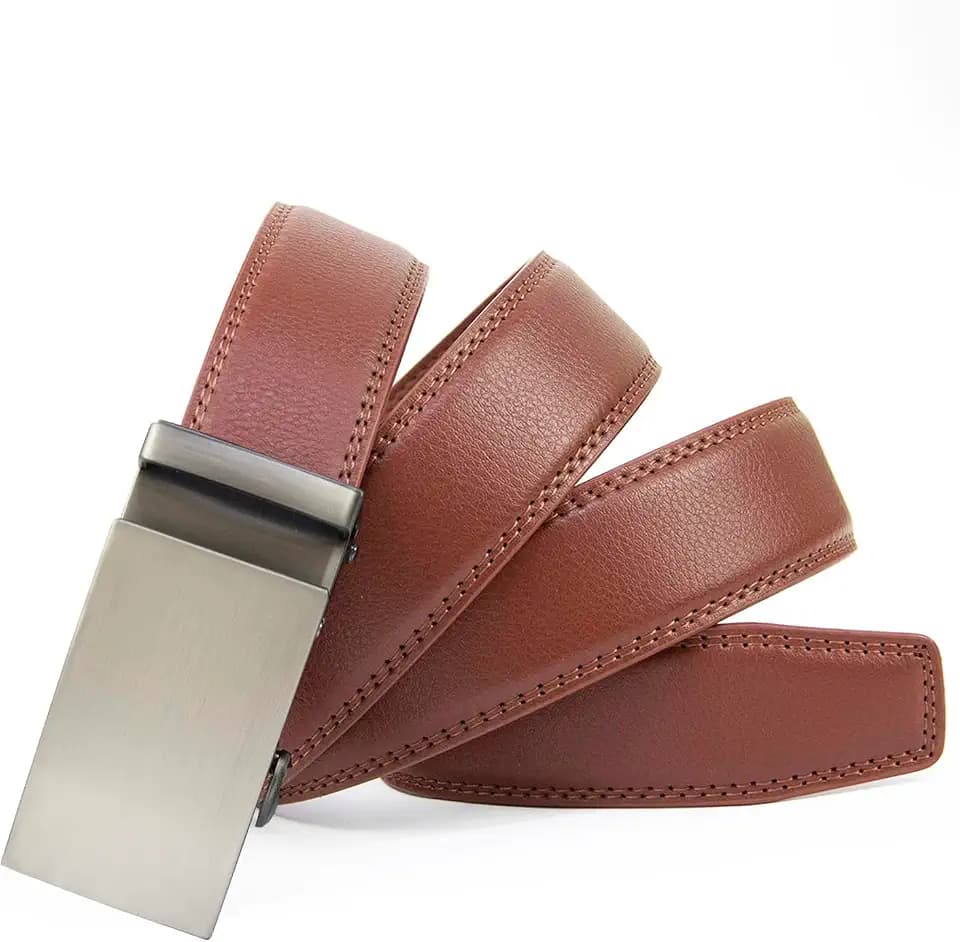Glamexx24 Gürtel Herren Automatikschließe Breit 35mm, Business Gürtel für Männer mit Ratsche, Größe Einstellbar, Länge 115cm-170cm