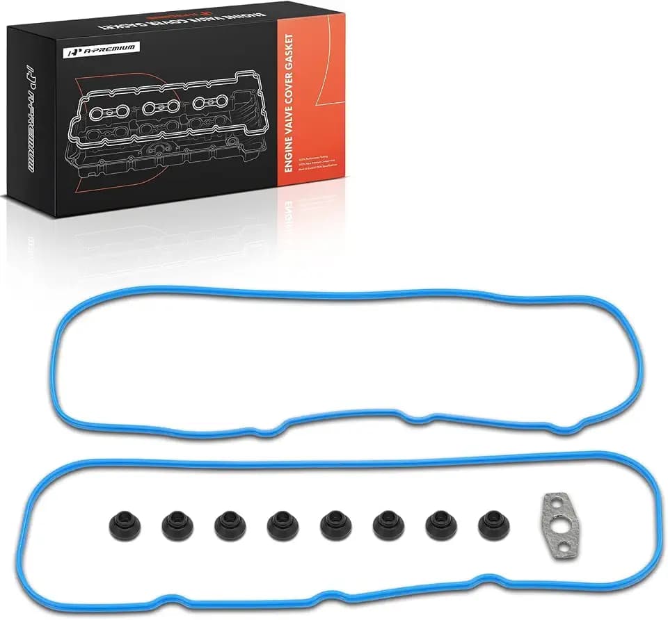 A-Premium Engine Valve Cover Gasket Set, for Oil or Gas Leak Repair